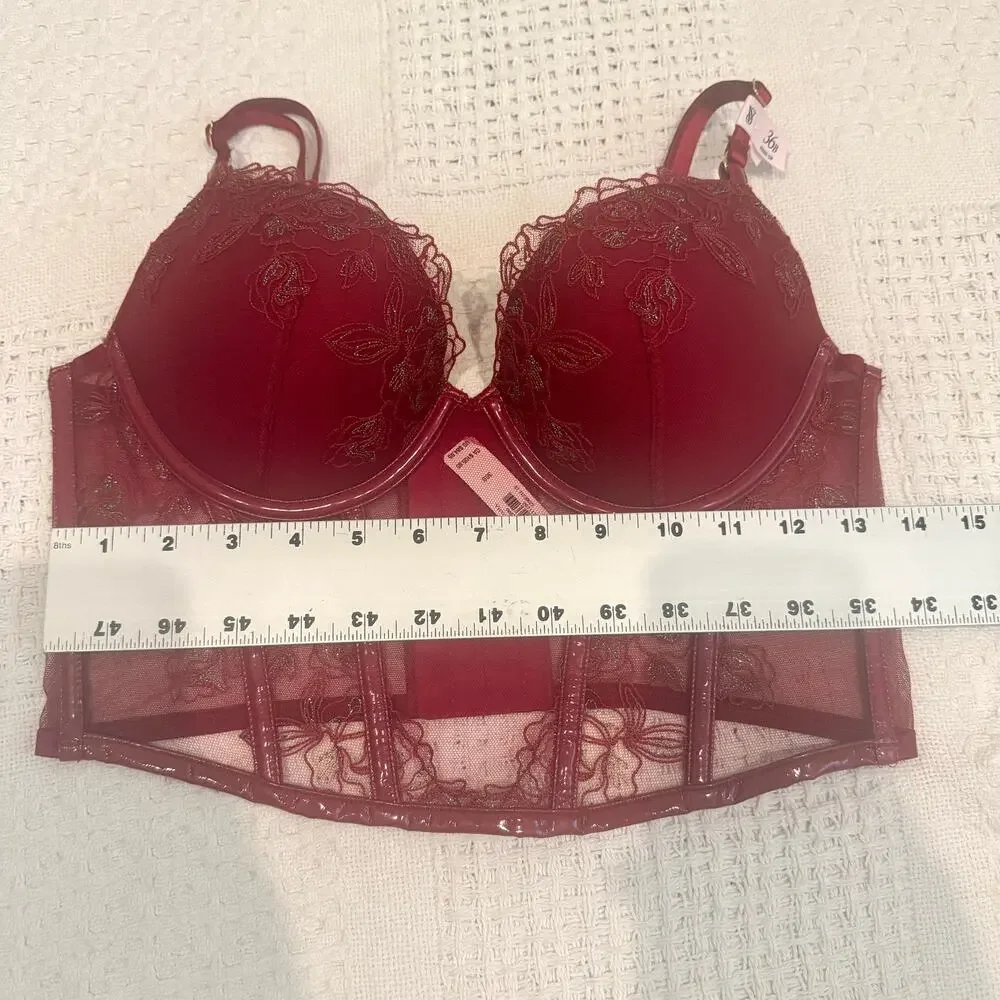 Victoria's Secret 36B Very Sexy Midnight Affair push-up corset BC3 3227 - Picture 2 of 10